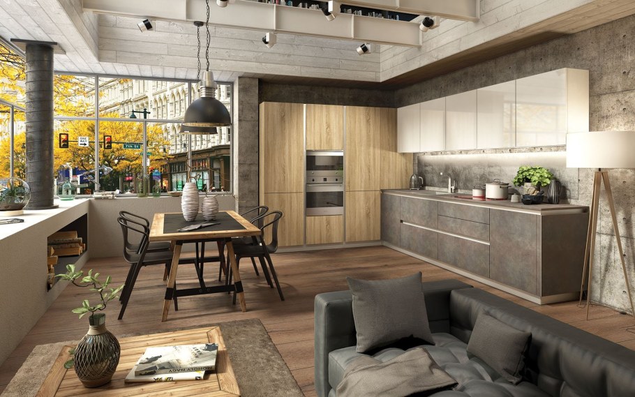 Кухни трио лофт