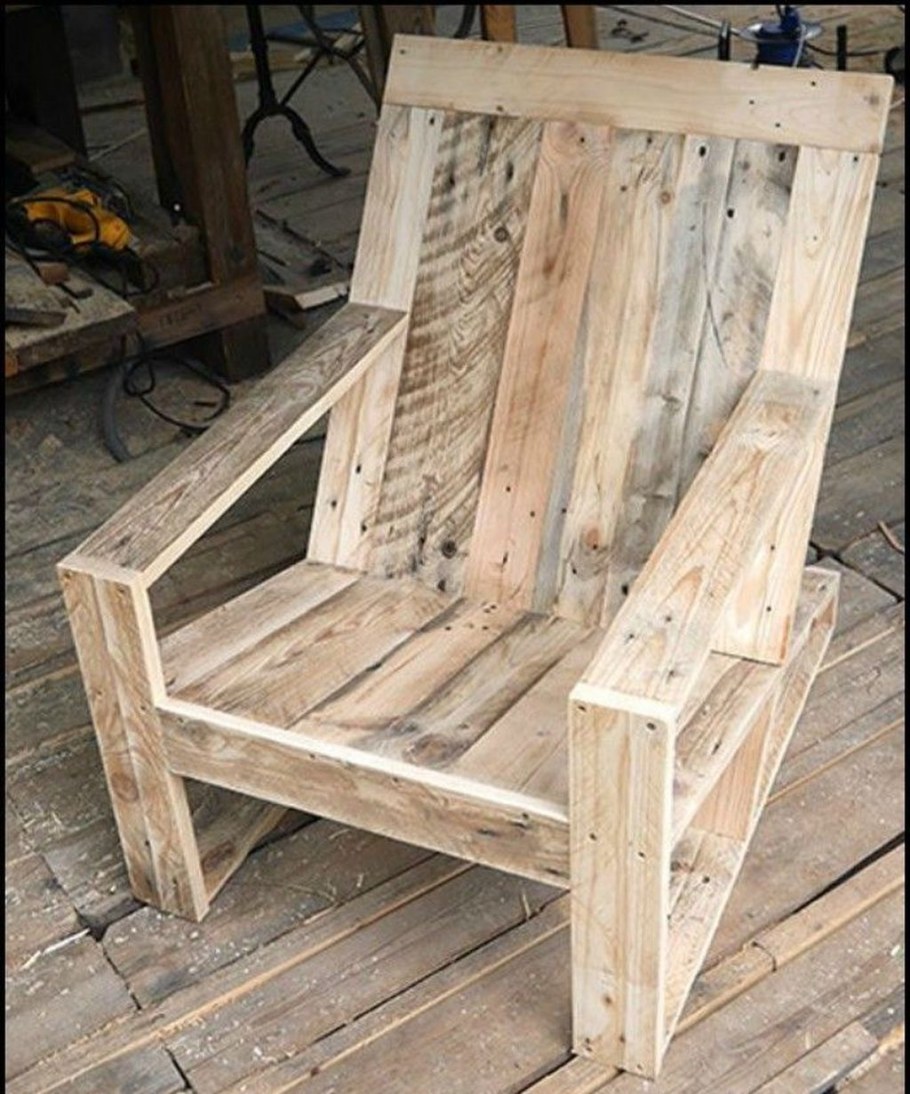 Адирондак кресло из паллет