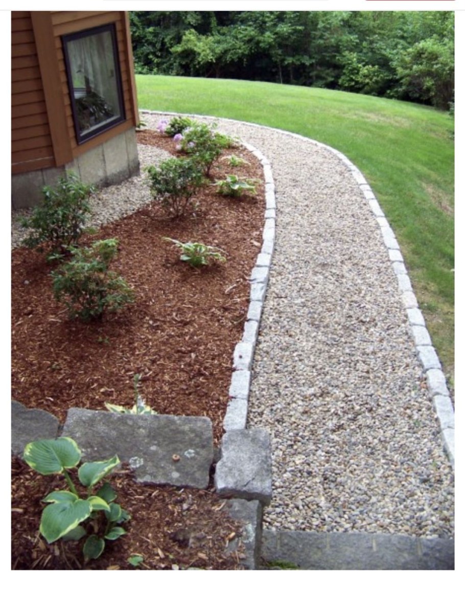 Садовые дорожки из гравия