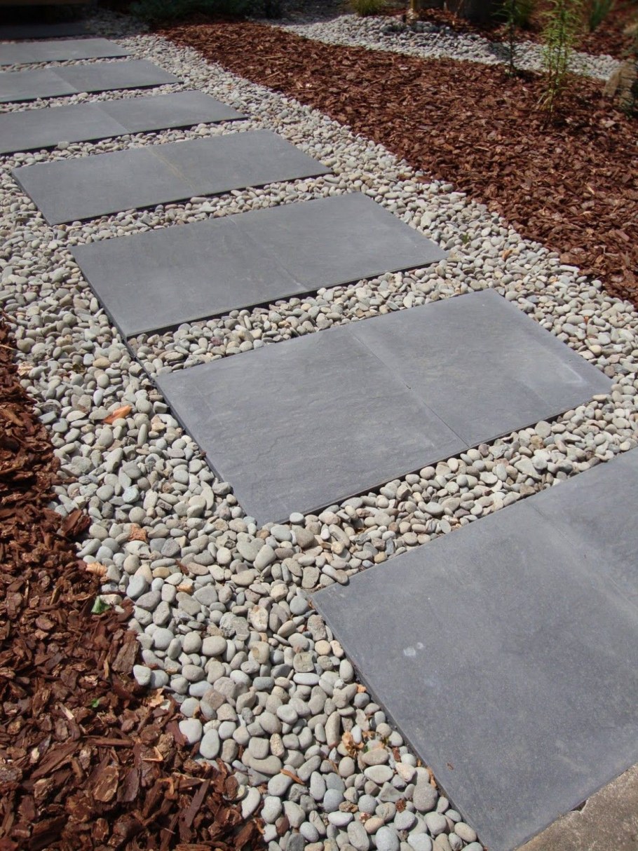 Садовые дорожки из щебня