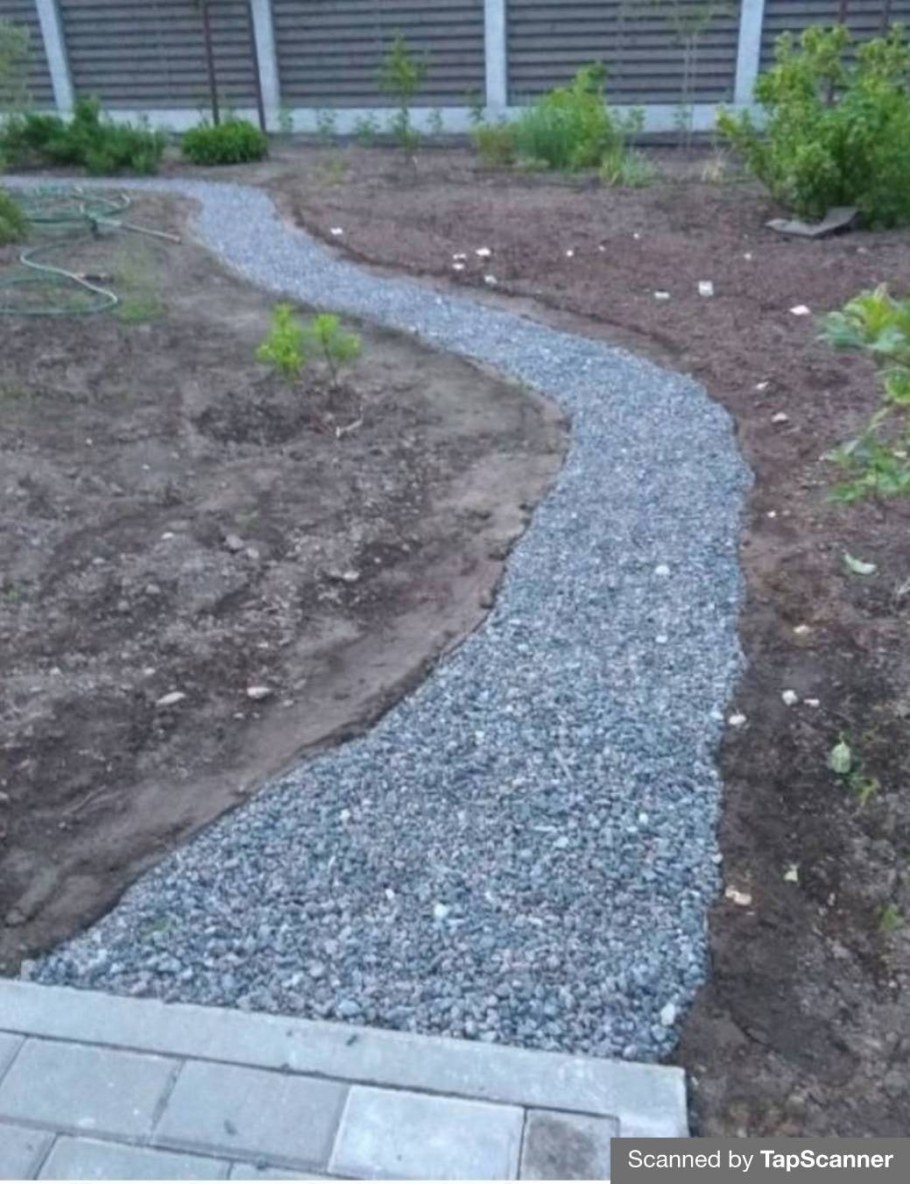 Садовые дорожки из гравия