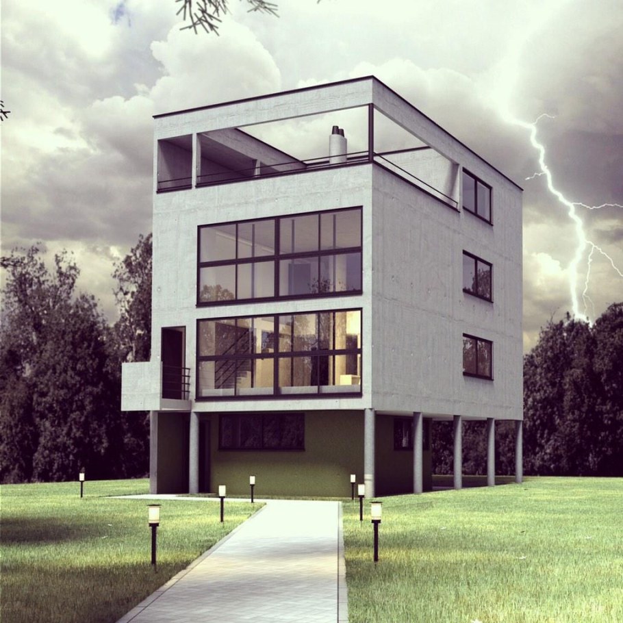 Ле Корбюзье архитектура Баухауз