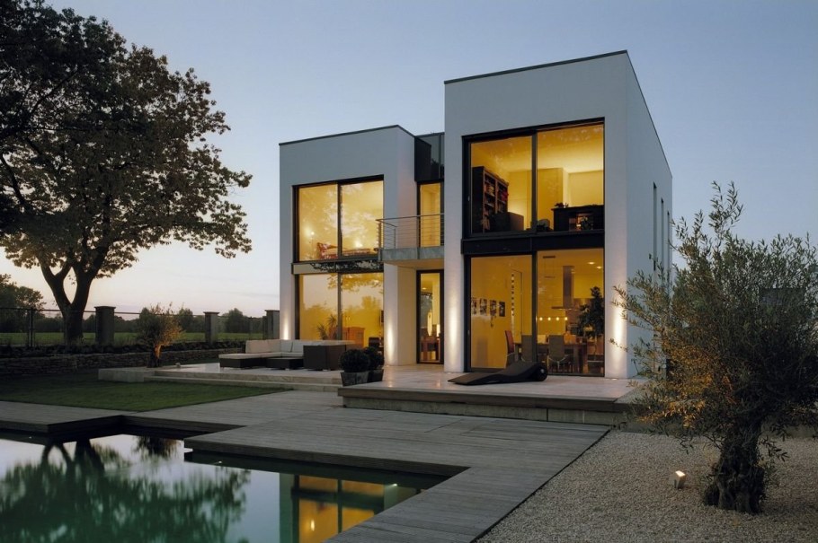 Баухауз архитектура загородный дом