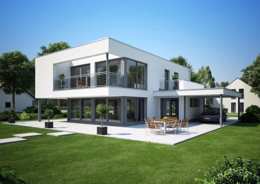 Баухауз архитектура загородный дом