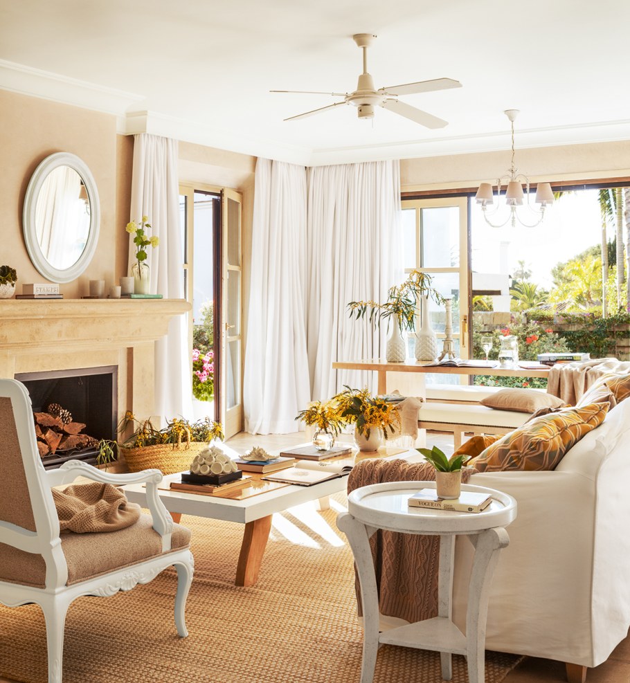 Ванильный интерьер