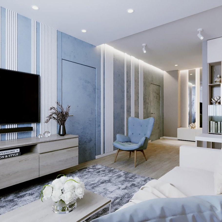 Интерьер двухкомнатной квартиры