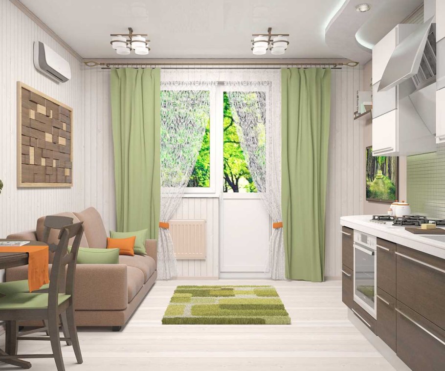 Интерьер двухкомнатной квартиры