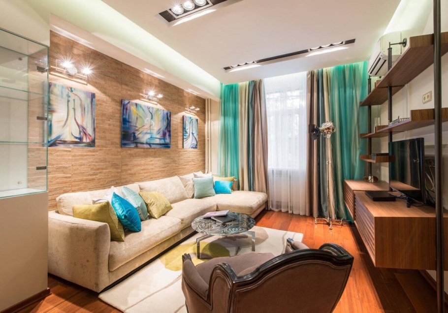 Красивый интерьер двухкомнатной квартиры