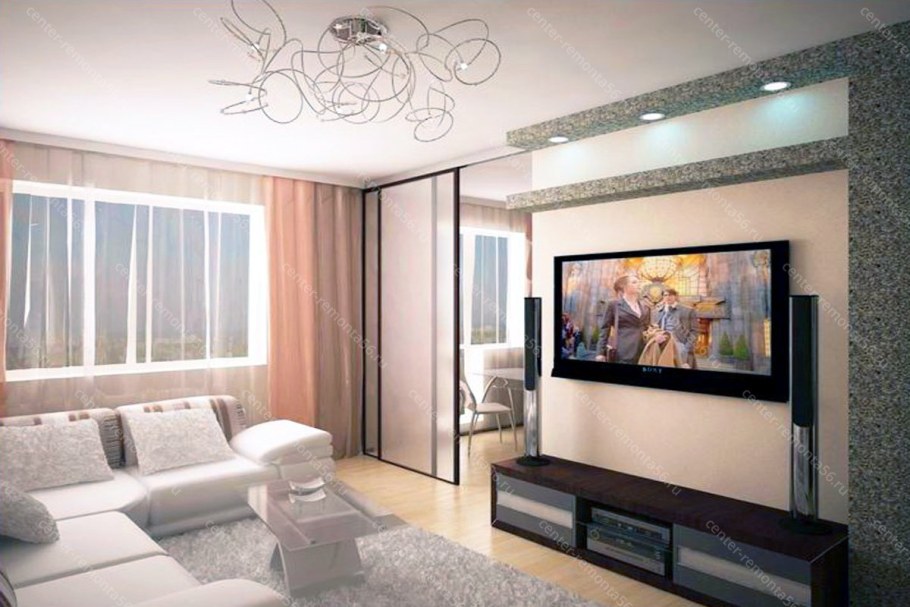 Интерьер малогабаритной гостиной