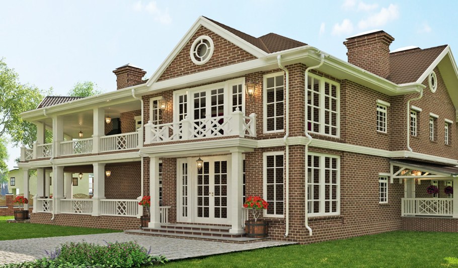 Фасад в английском стиле