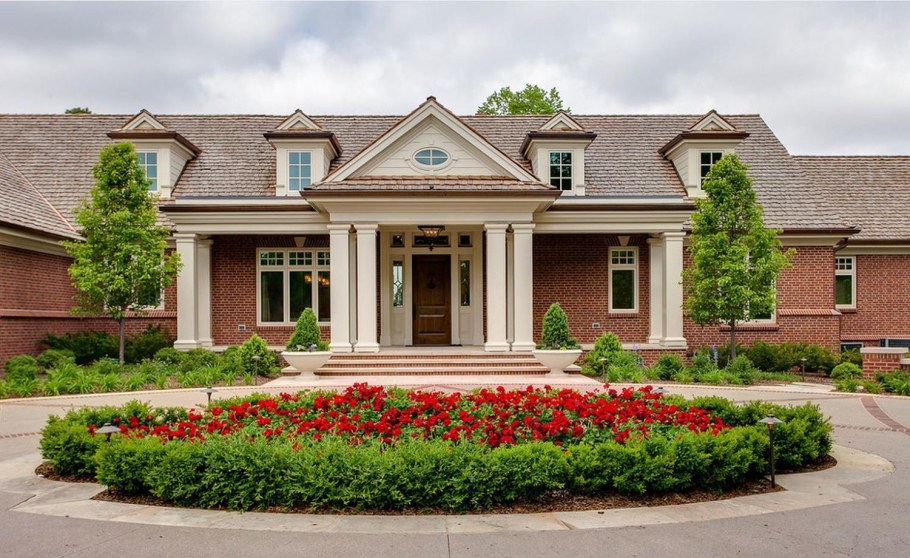 Одноэтажная усадьба Неоклассика