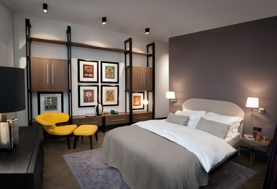 Спальня в стиле функционализм