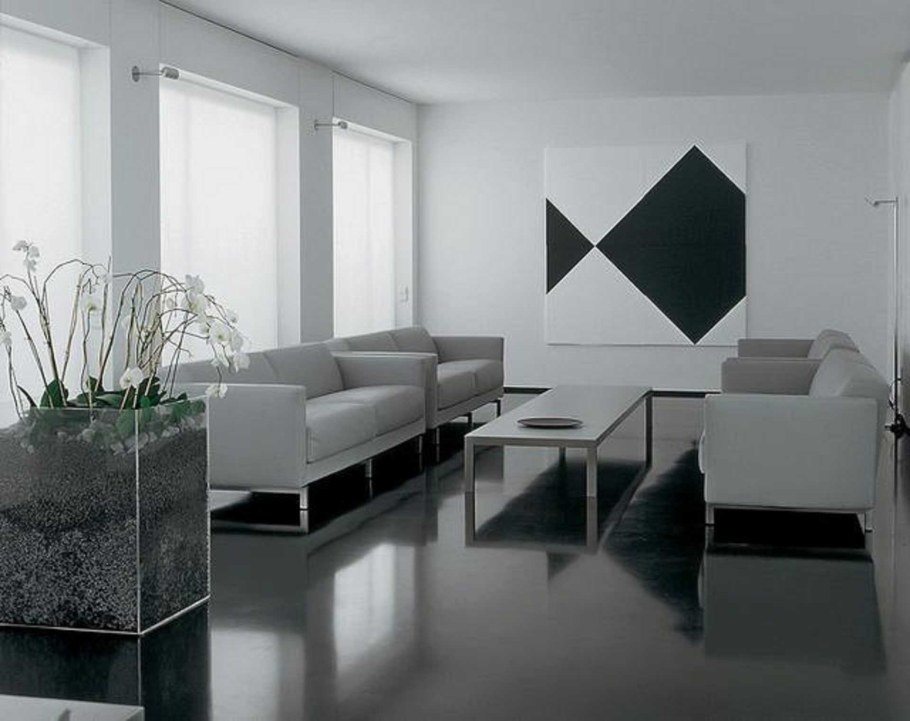 Статичная композиция в интерьере