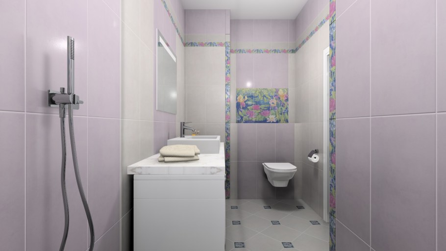 Керама Марацци сад Моне в интерьере