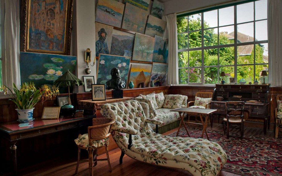 Дом Клода Моне в Живерни интерьеры