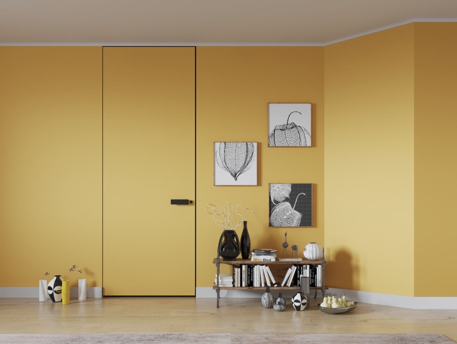 Дверь скрытого монтажа под покраску