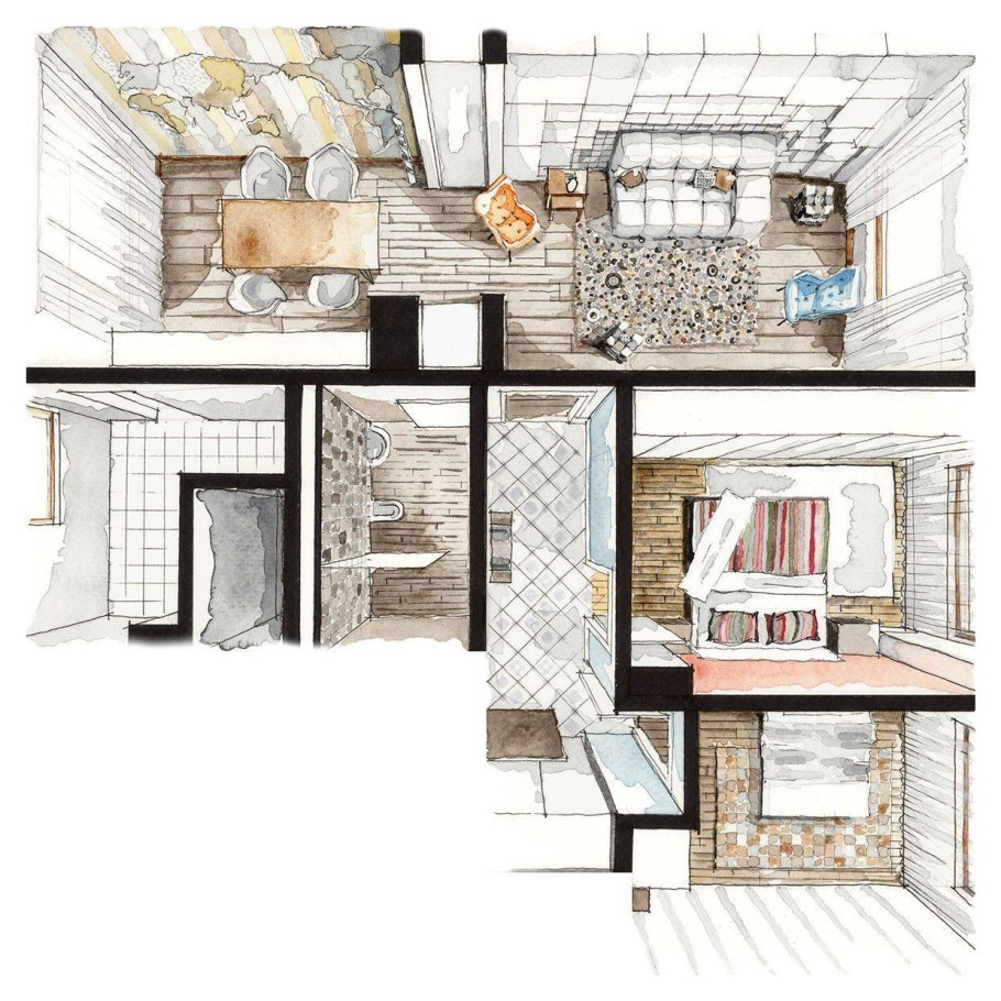 Эскиз интерьера