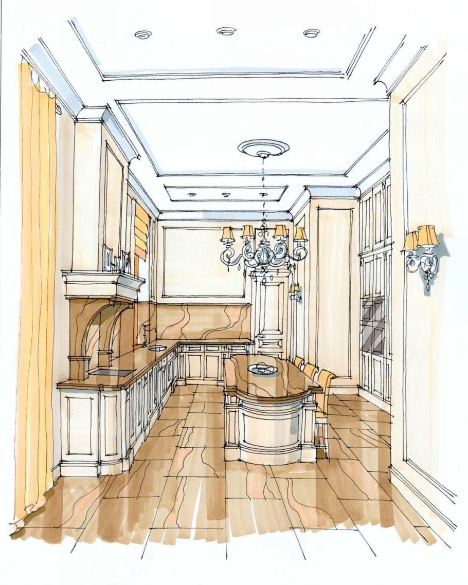 Дизайнер интерьера рисунок