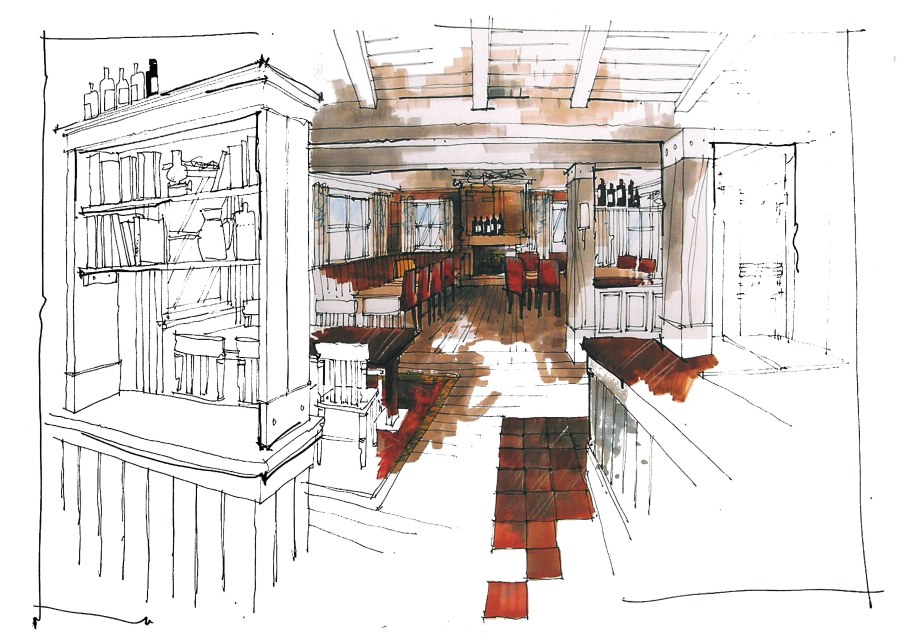 Interior Sketch Olga Kaminskaya