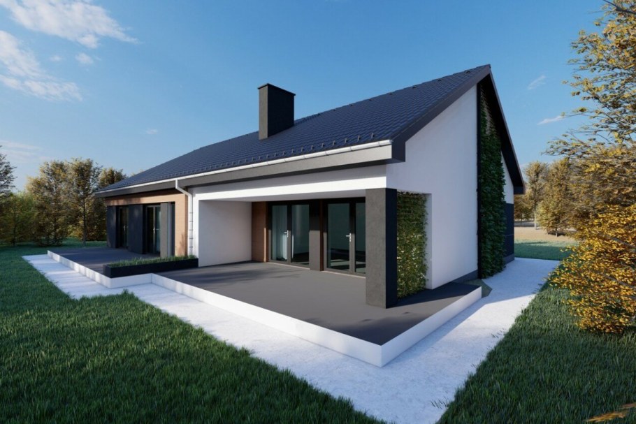 Z500 проекты одноэтажных домов с мансардой