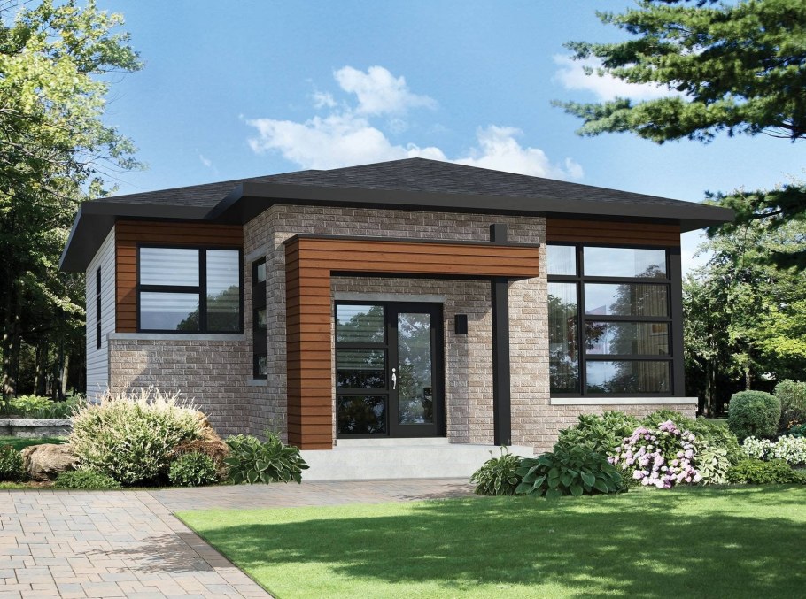 Одноэтажный дом 120кв с террасой