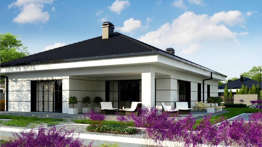 Одноэтажный дом z500 проекты домов