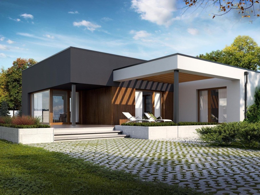 Z500 одноэтажные с плоской крышей