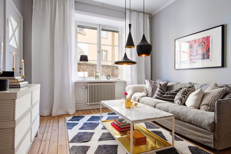 Студия в стиле Сканди