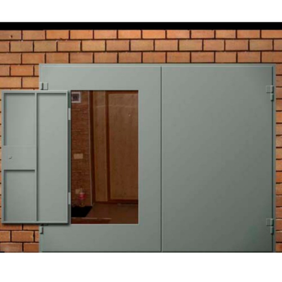 Гаражные ворота железные