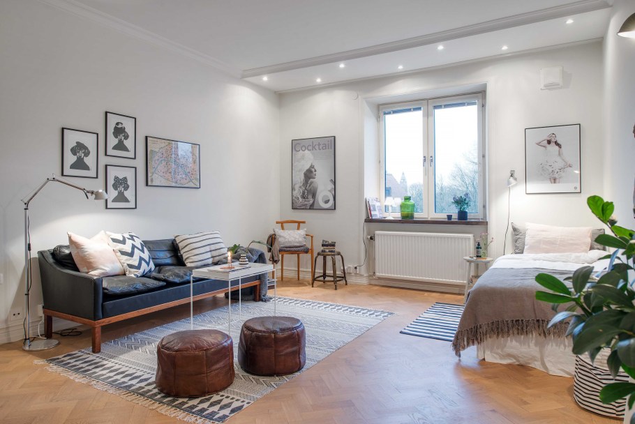 Гостиные в скандинавском стиле