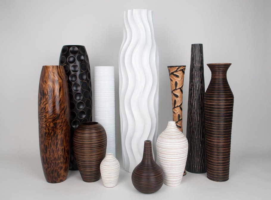 Необычные напольные вазы