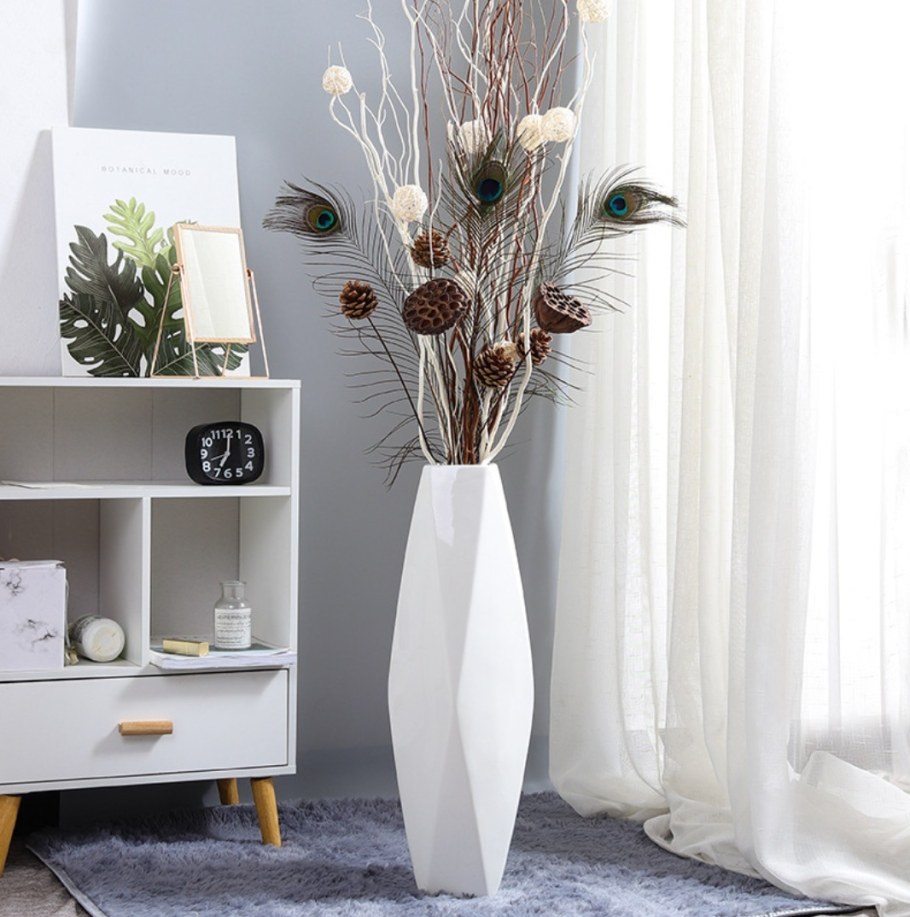 Напольные вазы для интерьера