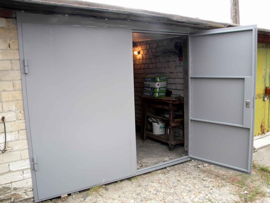 Гаражные распашные ворота 8000х6000