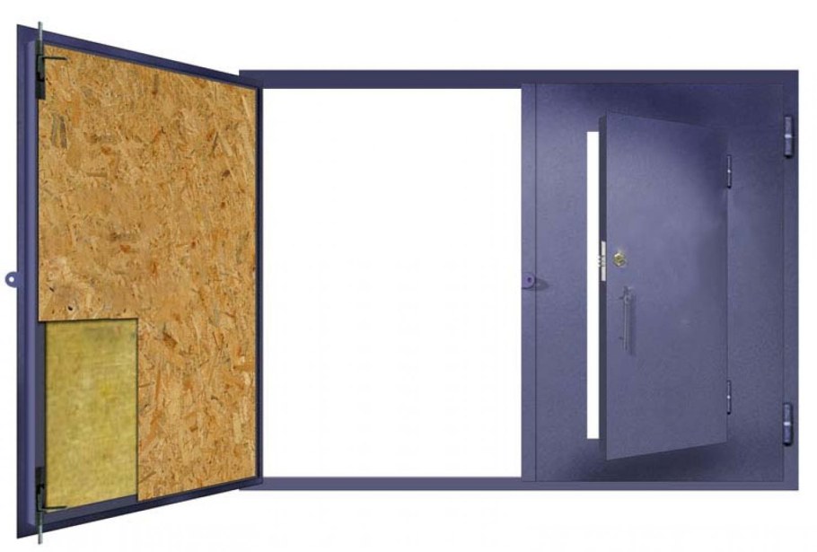 Гаражные ворота распашные