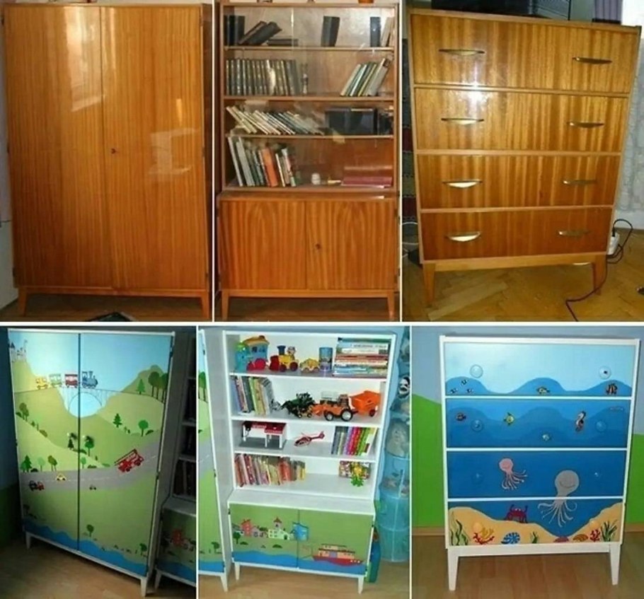 Преобразить старую мебель