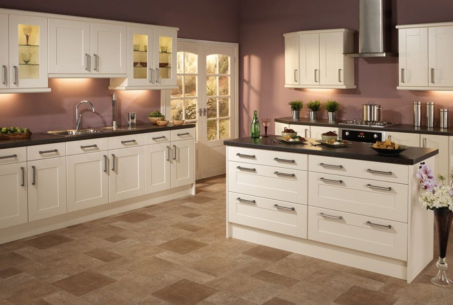 Кухня цвет слоновая кость