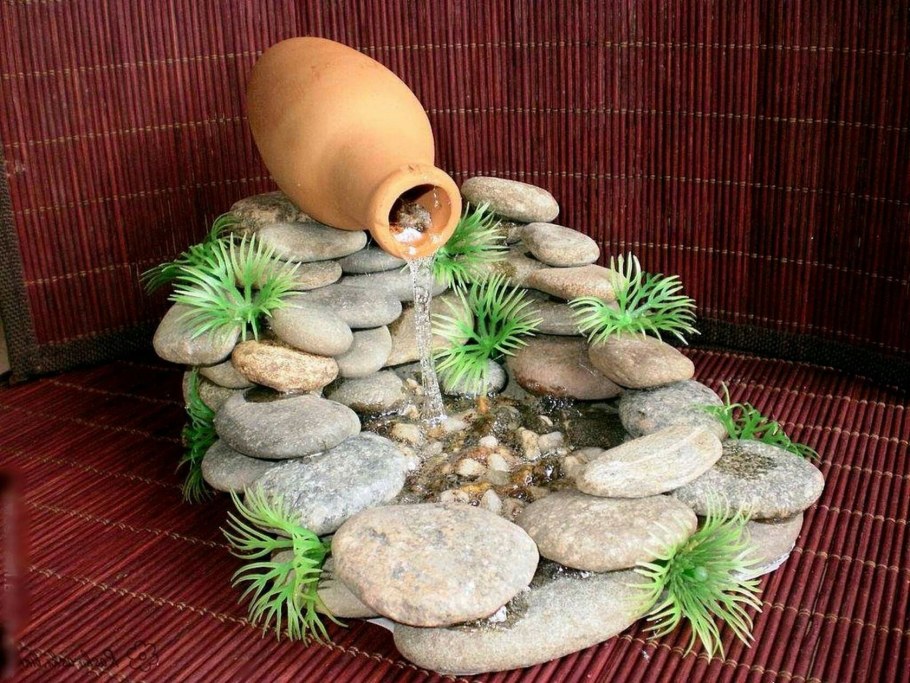 Декор из камней для сада