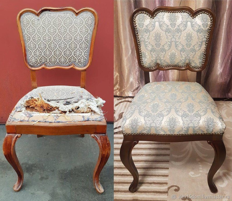 Реставрируем старый стул