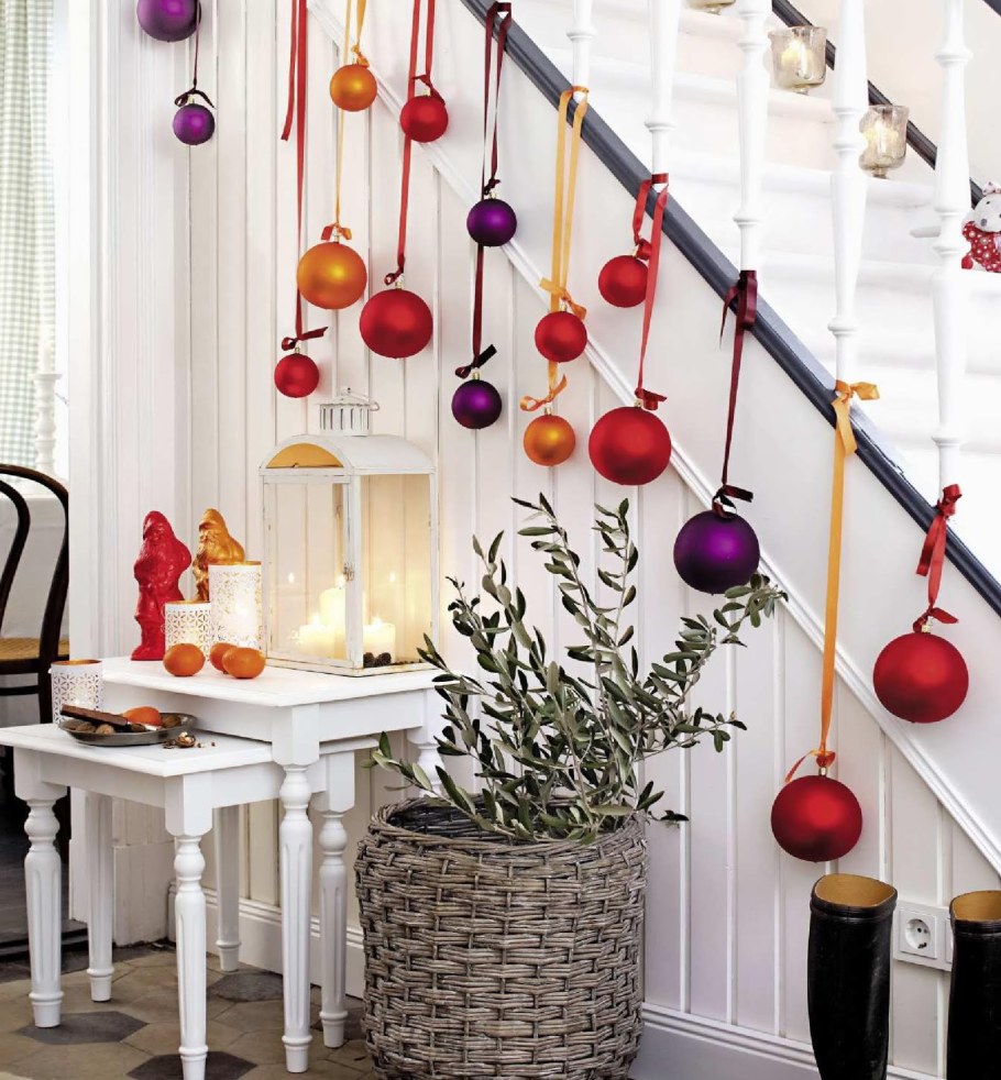 Украсить дом к новому году