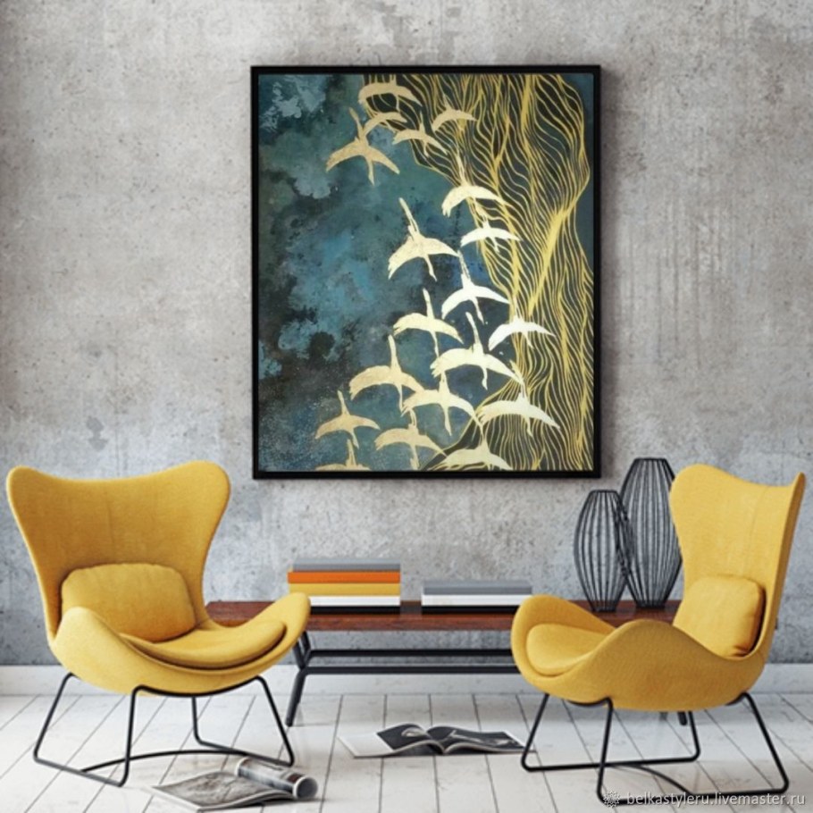 Абстрактные картины для интерьера