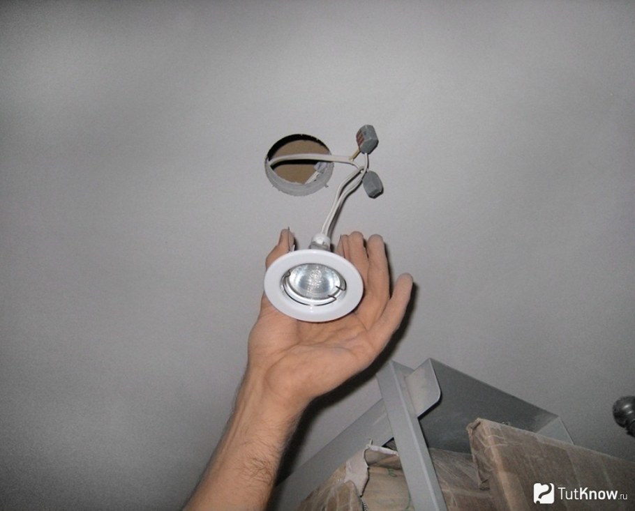 Термокольцо под светильник gx70