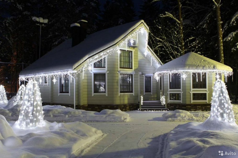 Дом зимой