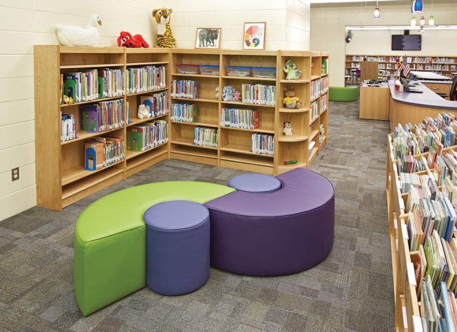 Мебель для читального зала школьной библиотеки