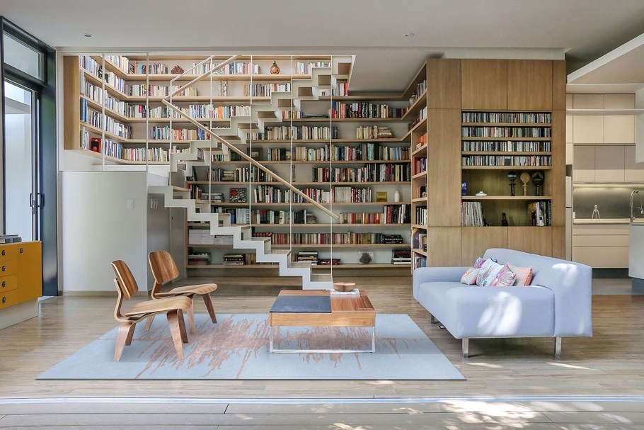 Интерьер современной библиотеки