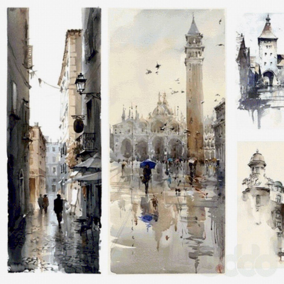 Интерьерная картина город