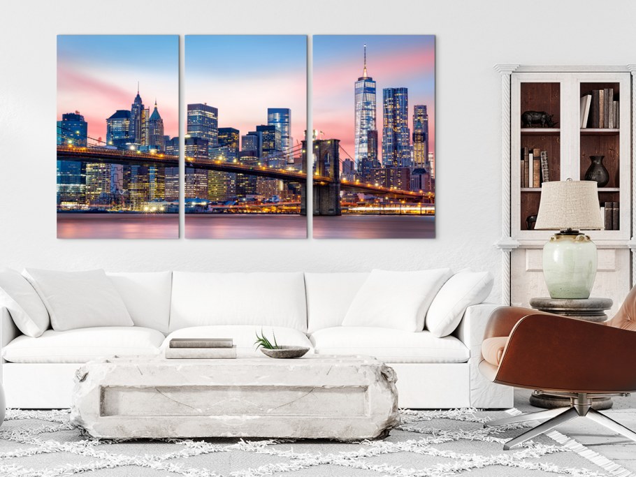 Картина города на стену