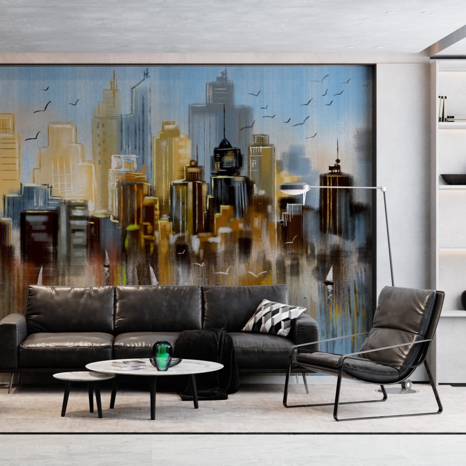 Картины городов для интерьера