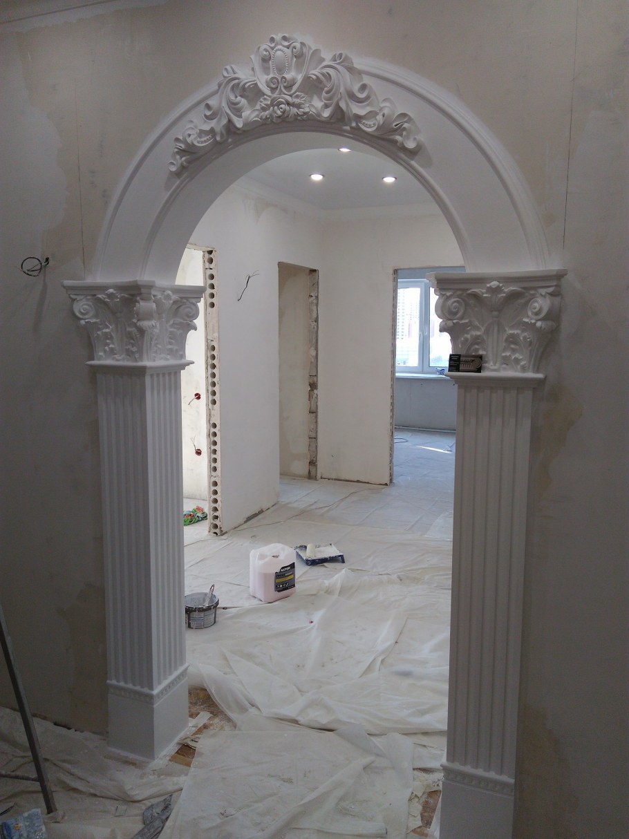 Арки из гипса межкомнатные