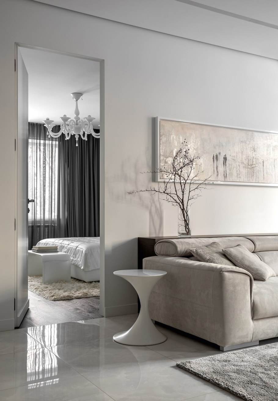 Интерьер в серой гамме