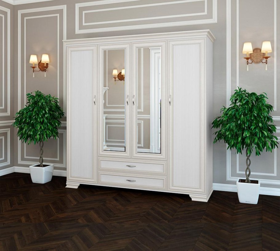 Шкаф Стефани Gold 1д/2ш